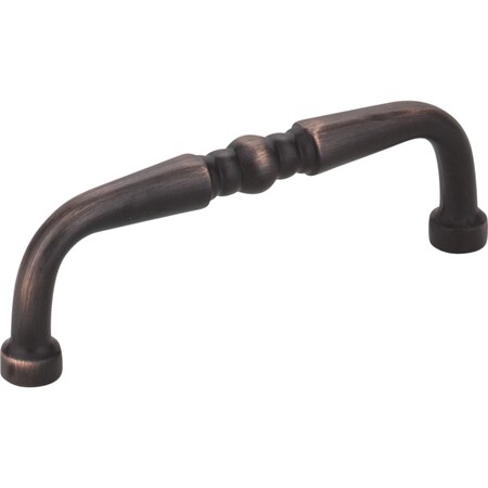 Elements 3" Center-to-Center Brushed Oil Rubbed Bronze Madison Cabinet Pull Z259-3DBAC
